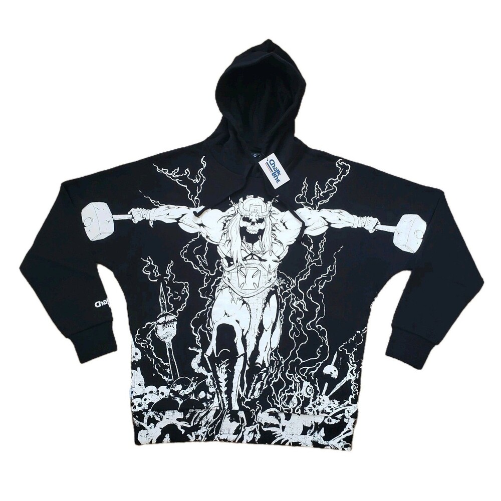 WWE X Chalk Line Triple H Sz Small Mens Eversoris Destroyer AOP Hoodie All Over